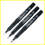 Artline Ergoline Calligraphy Fountain Pen Set - Pack of 3 (Black)