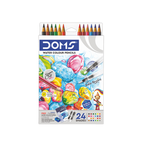 DOMS Aqua Water Colour Pencil 24 Shades