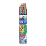 DOMS 24 Colour Pencil Round Tin Pack 1