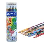 DOMS 24 Colour Pencil Round Tin Pack