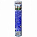 DOMS 12 Colour Pencil Round Tin Pack back