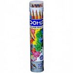 DOMS 12 Colour Pencil Round Tin Pack