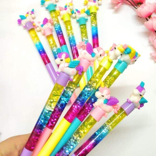 unicorn glitter pens