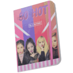 Black Pink Theme A5 Size Diary Notebook