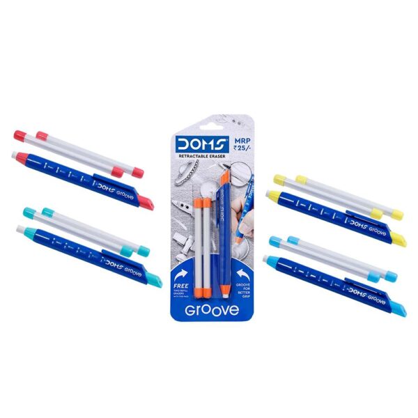 DOMS Groove Retractable Eraser