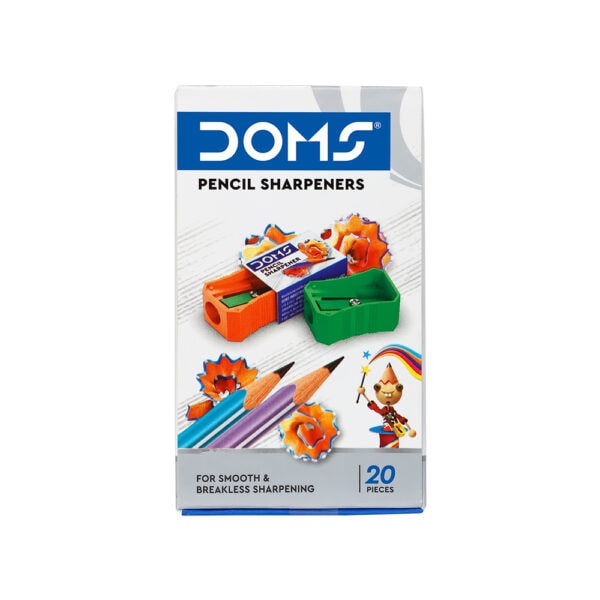 DOMS Pencil Sharpener 20 Pcs Pack