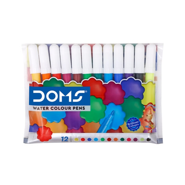 DOMS Water Colour Pen 12 Shades - Mini