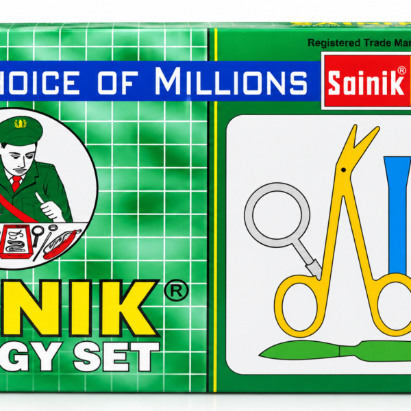 Sainik Biology Set – 19-Piece Dissection Instruments Kit for Students